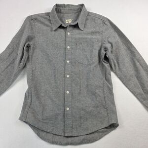 Bridge & Burn Men’s XL Gray Micro Grid Workwear Button Down Shirt Portland